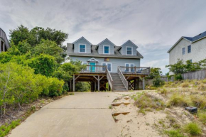 Sunny Corolla Home Walk to Beach!